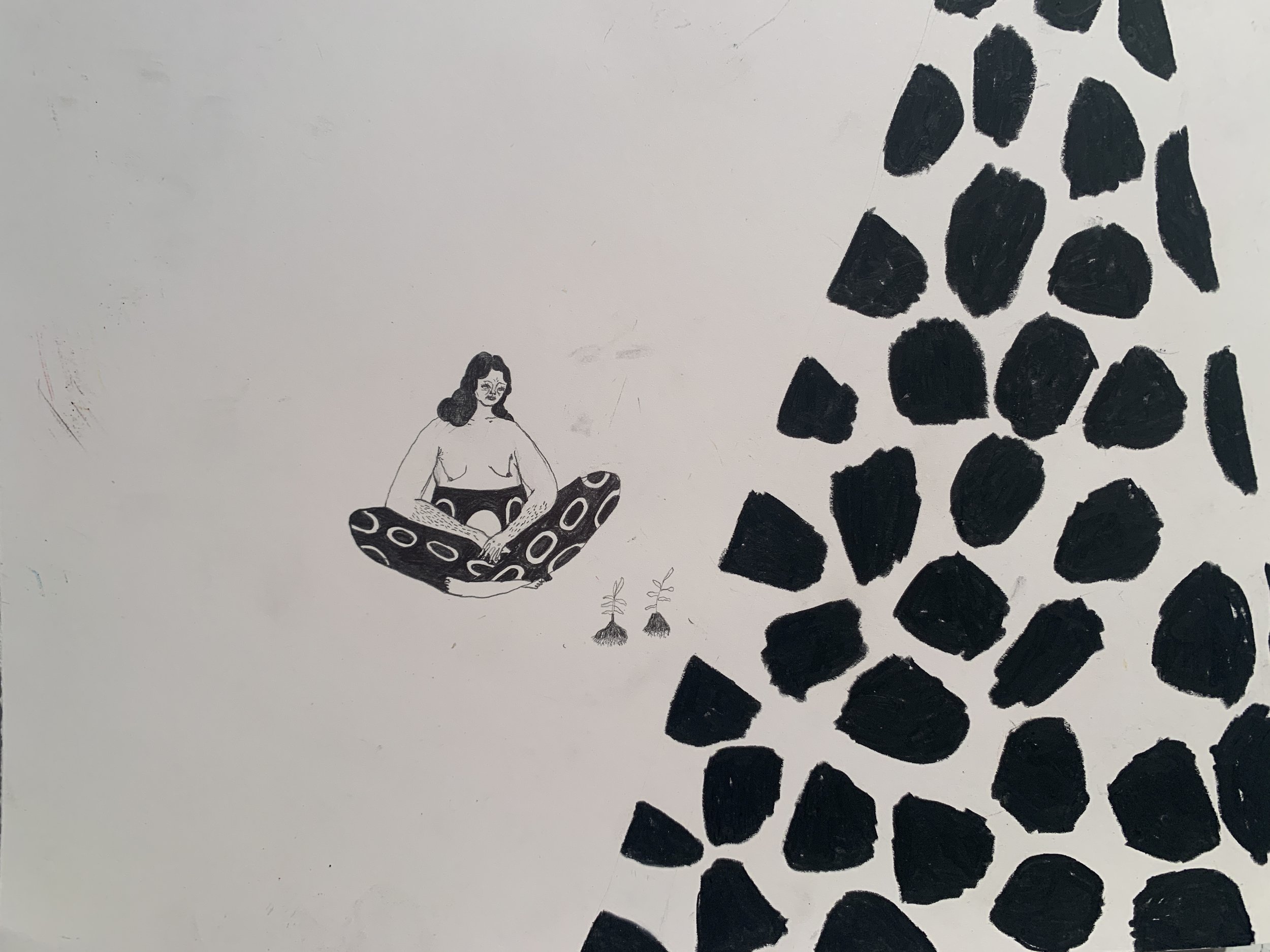 Drawing by Makeal Flammini