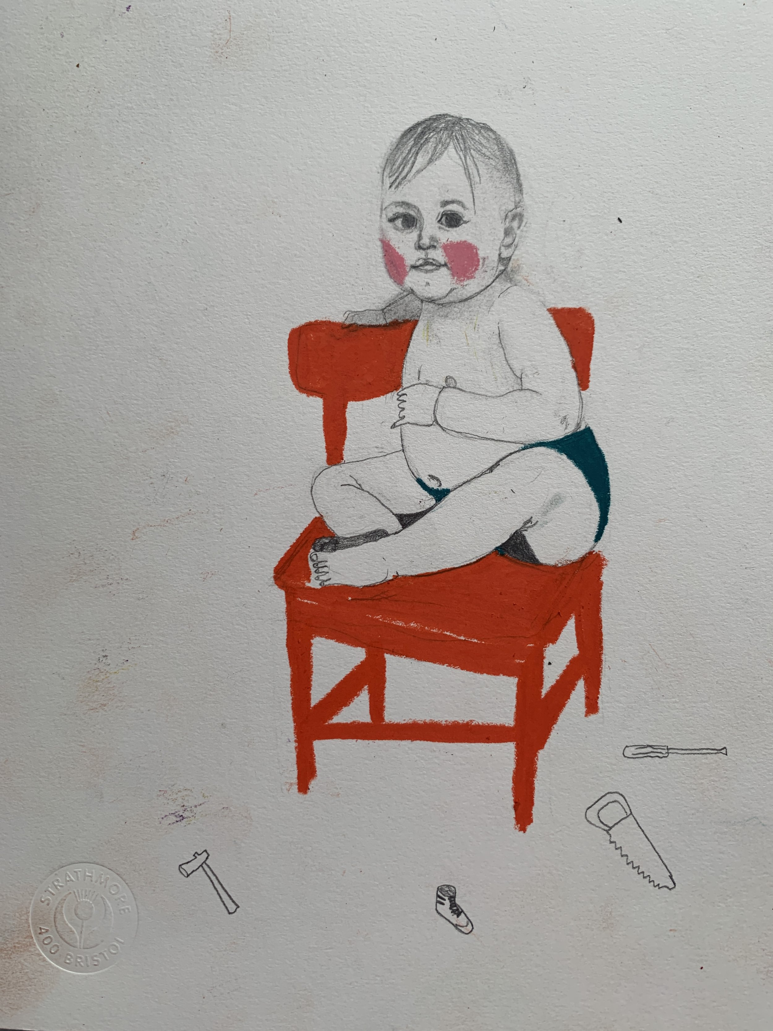 Drawing by Makeal Flammini