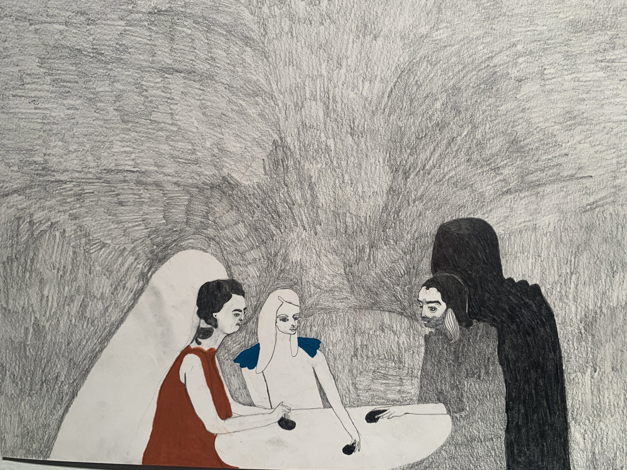 Drawing by Makeal Flammini